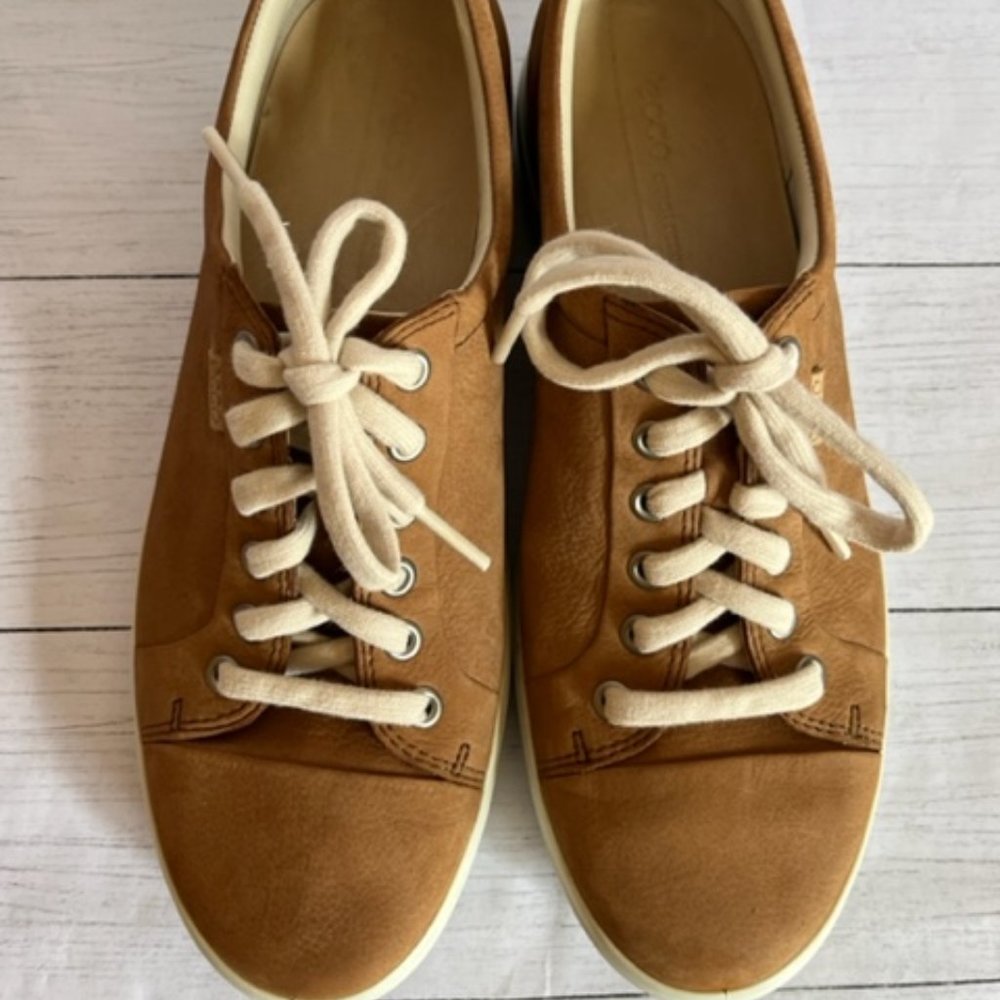 ECCO Women's Soft 7 Sneaker - Tan - Size 10